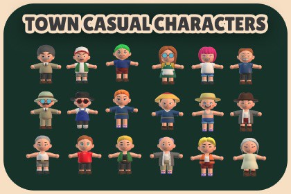 Town Casual Characters