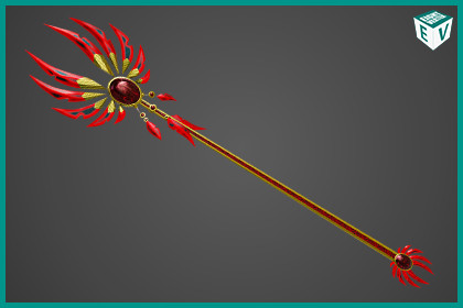 Fantasy Trident 08 Red URP HDRP Textures