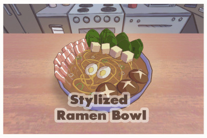 Stylized Ramen Bowl