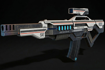 Sci-Fi Assault Rifle A