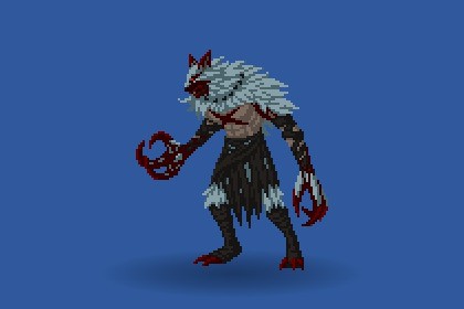 Werewolf Boss (2D Pixel Art)