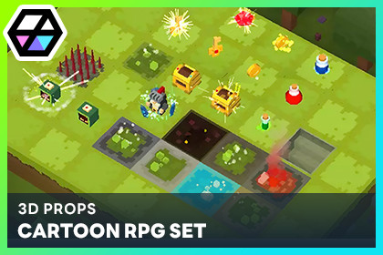 3D Props - Cartoon RPG Set