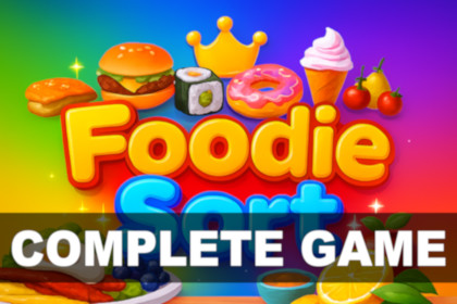Foodie Sort Puzzle - Complete Mobile Game Template