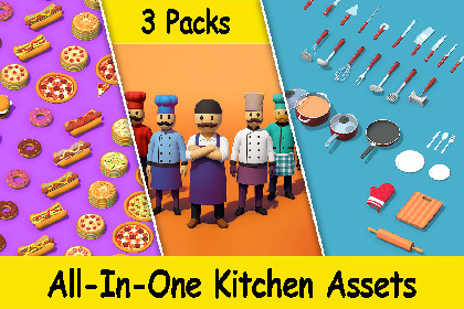 All-In-One Kitchen Assets Pack