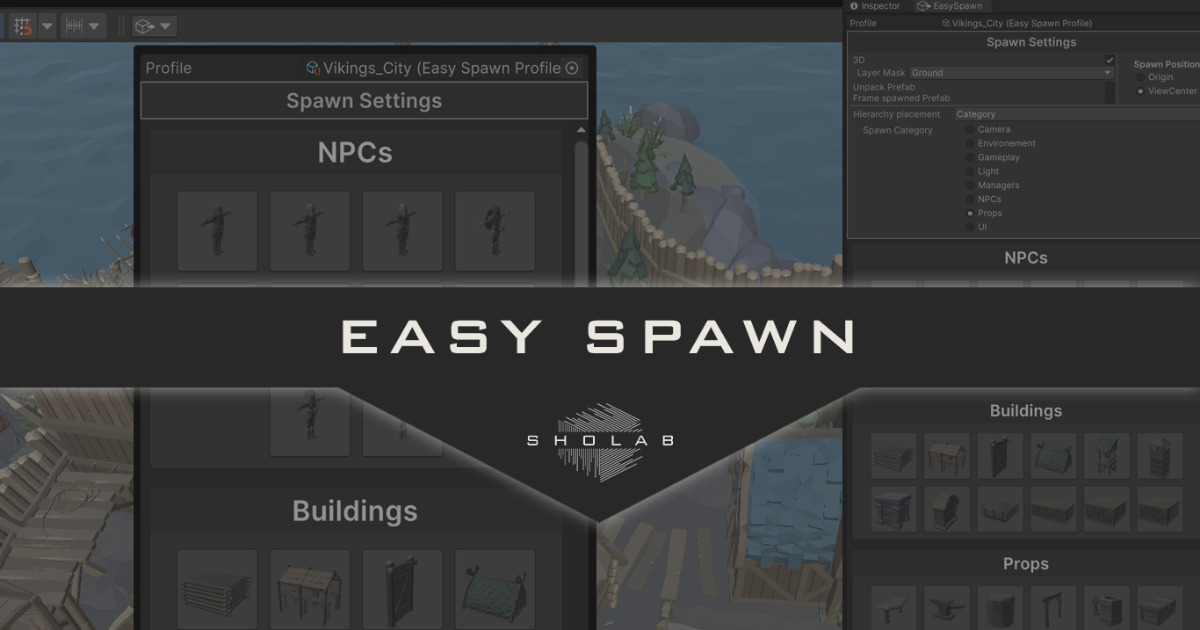 Easy Spawn | Level Design | Unity Asset Store