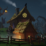 Fantasy Witch Village - Low Poly Stylized Pack