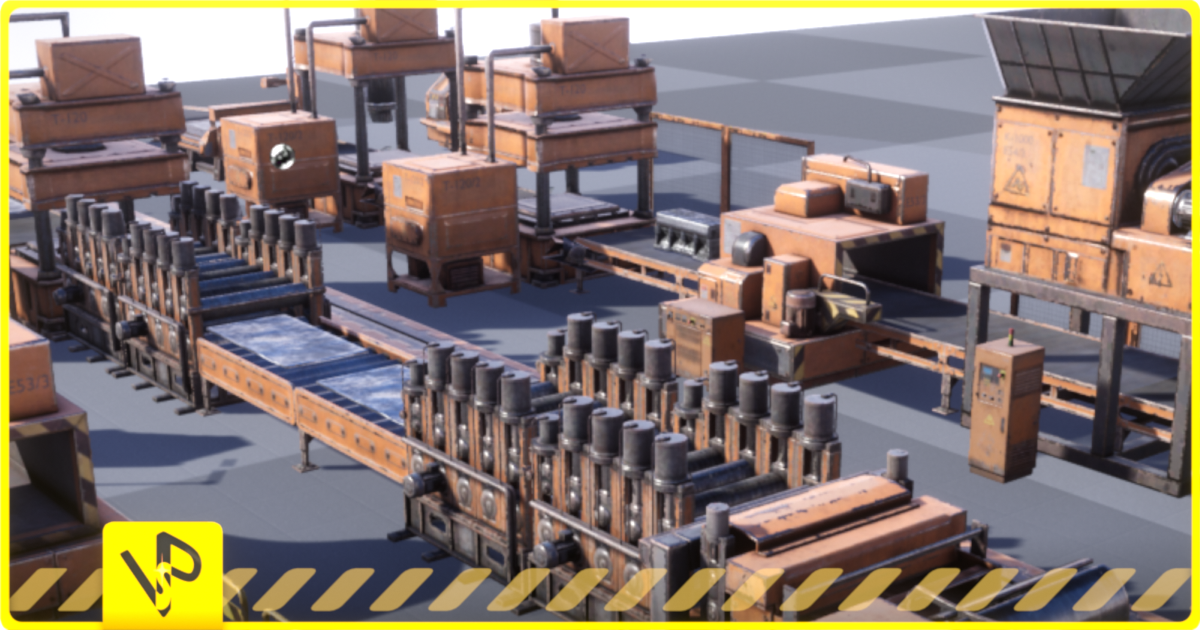 Industrial Factory Equipment | 3D Industrial | Unity Asset Store