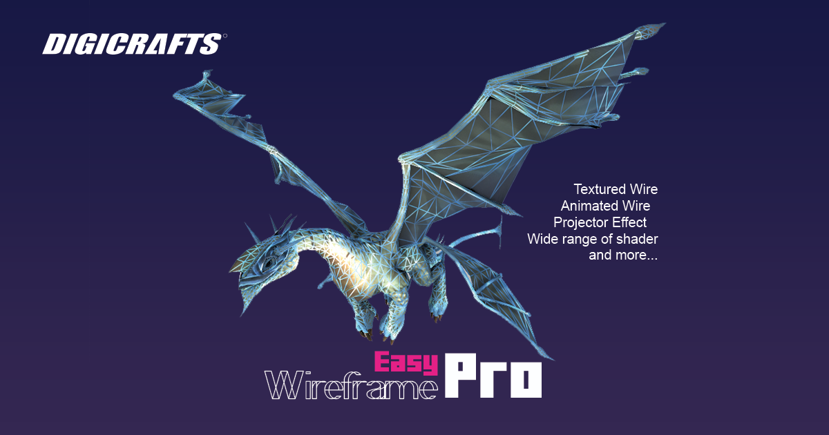 Easy Wireframe Pro - Ultimate Wireframe Shader | 시각 효과 셰이더 | Unity ...