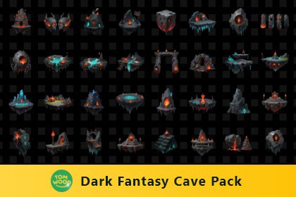 Abyssal Hollow – Dark Fantasy Cave Pack V2.0