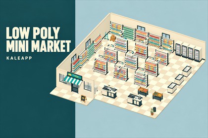 Low Poly - Mini Market
