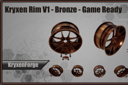 Kryxen Rim V1 - Bronze - Game Ready