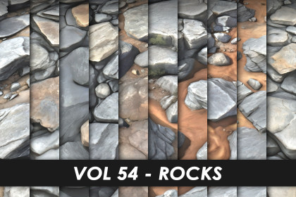 Realistic Textures - Vol 54 - Rocks
