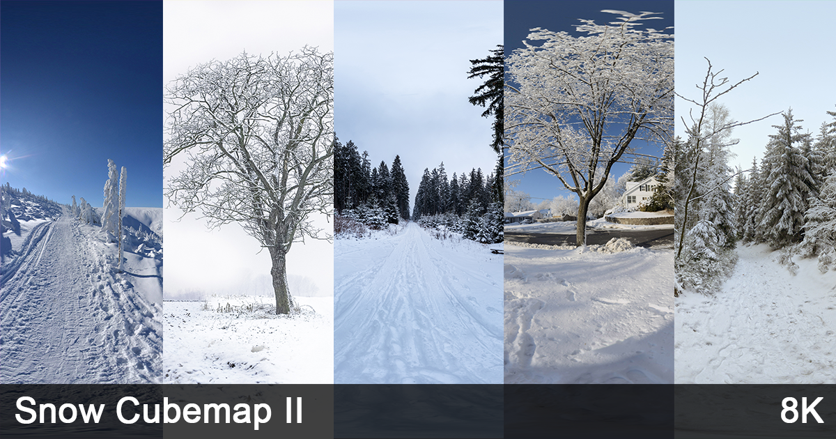 Snow Cubemap II | 2D Sky | Unity Asset Store