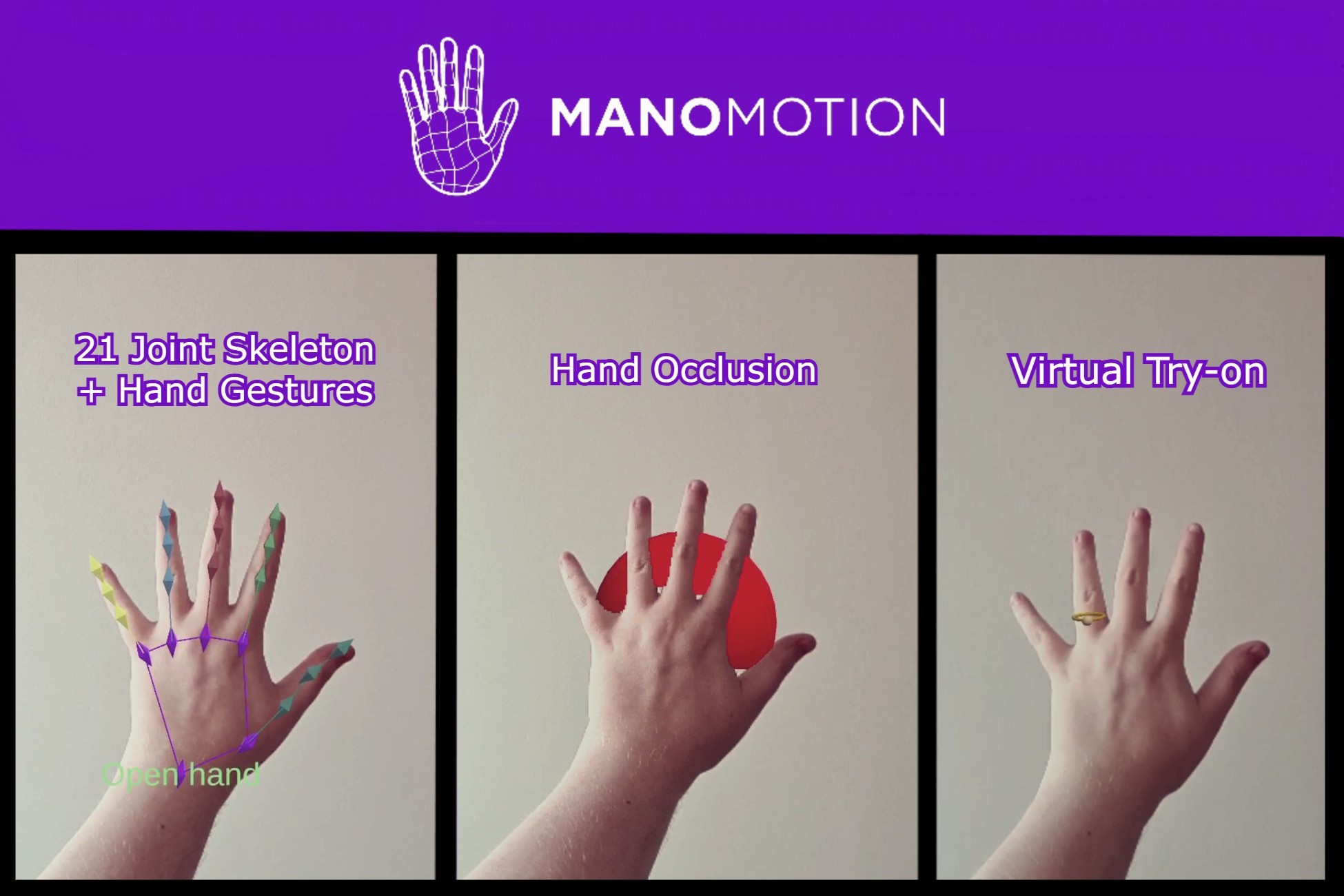 ManoMotion SDK - Hand Tracking for Smartphones | 游戏工具 | Unity Asset Store