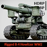 Rigged B-4 Howitzer WW2