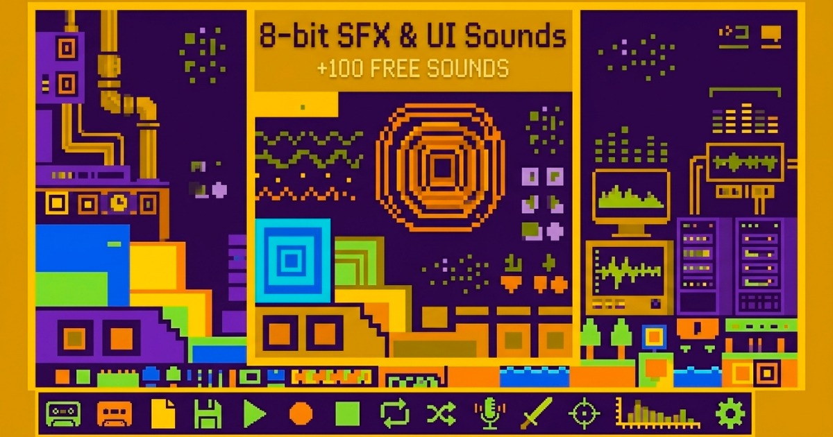 8-bit SFX & UI Sounds | Audio Sound FX | Unity Asset Store