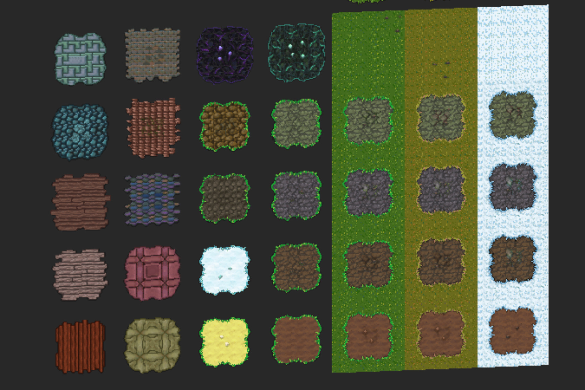 2D Ground Tiles - Rule Tiles V2 | 2D 텍스처 및 소재 | Unity Asset Store