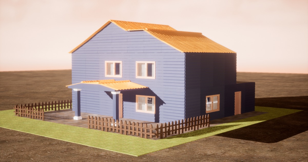 Modular House 3D 외부소품 Unity Asset Store