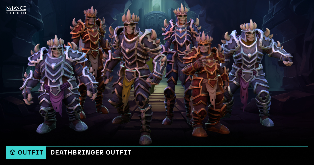 Stylized Deathbringer Outfit | 3D 人形角色 | Unity Asset Store