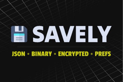 Savely - Flexible JSON, Binary & Encrypted Save System