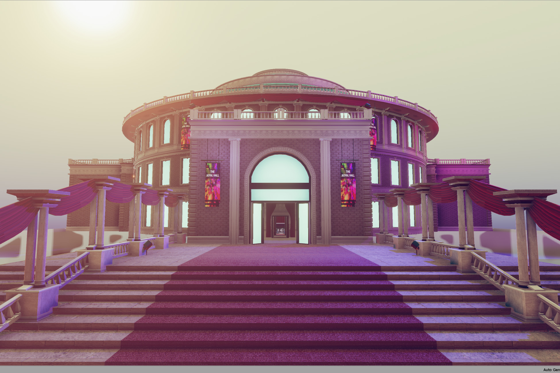 Theatre exterior and interior pack | 3D Historic | Unity Asset Store