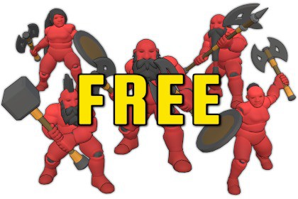 Dwarf Melee Animations FREE