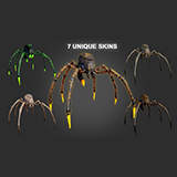 Stylized_Spider_5 7 Skin Variants Pack