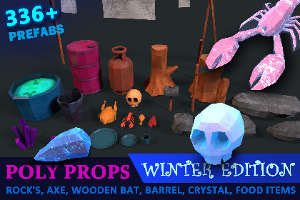 Frozen Poly Props (Lowpoly)