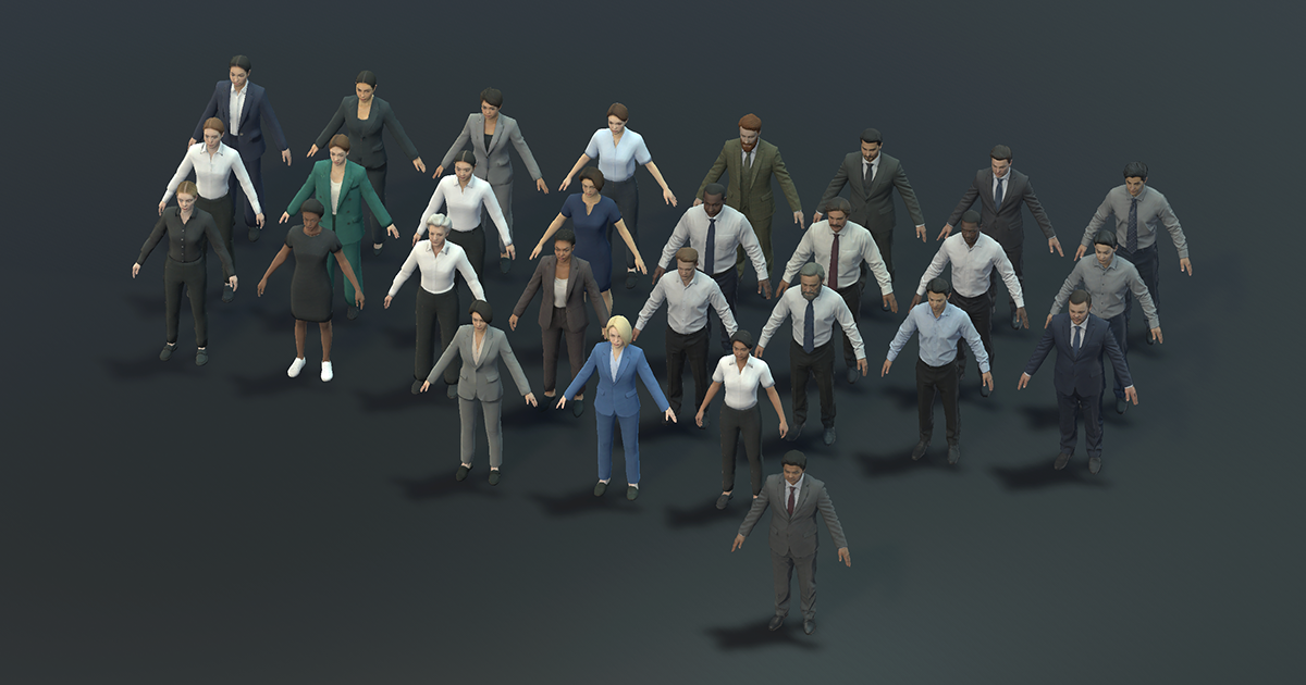 Office workers - city characters pack