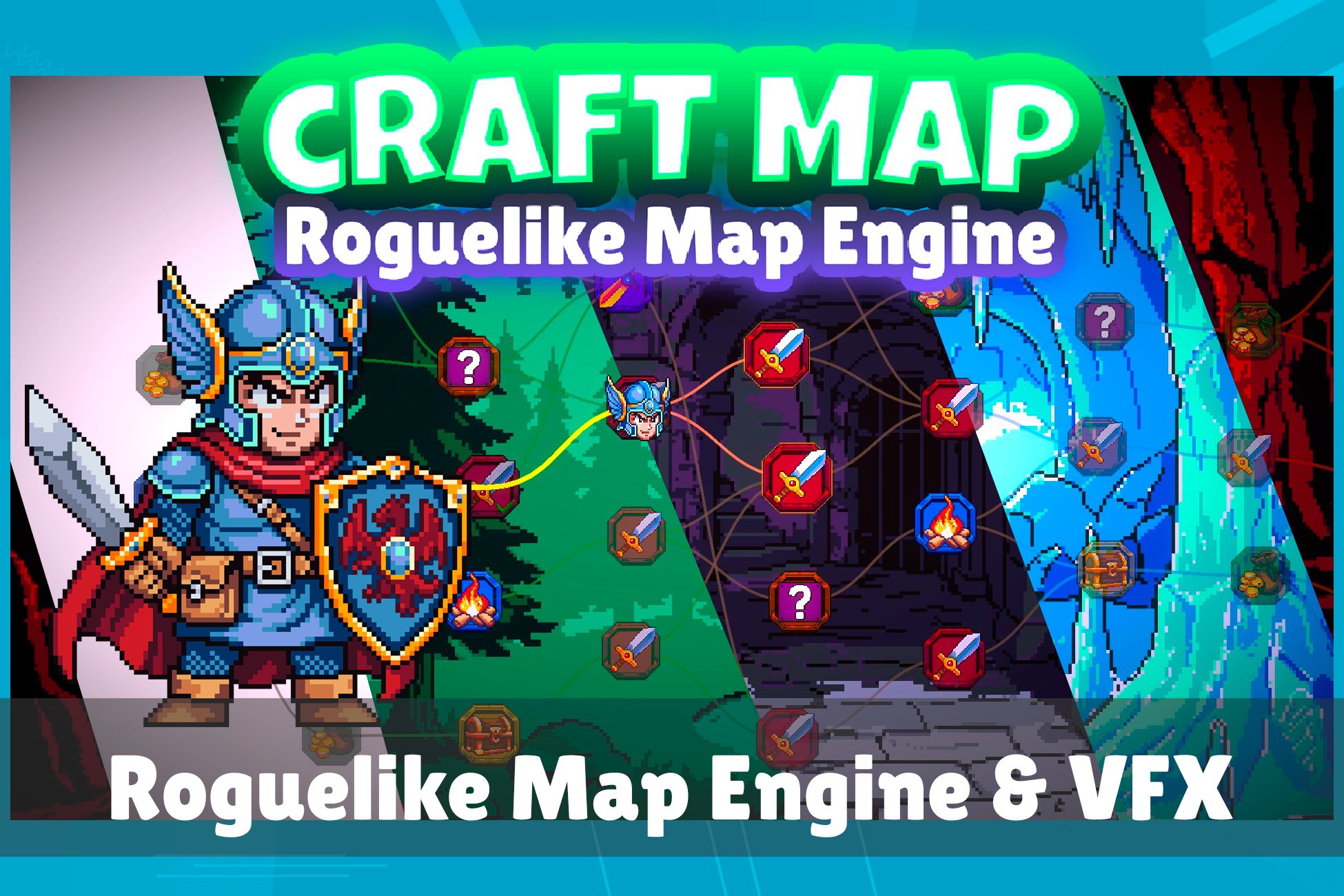 CraftMap: Ultimate Roguelike Map Engine & VFX