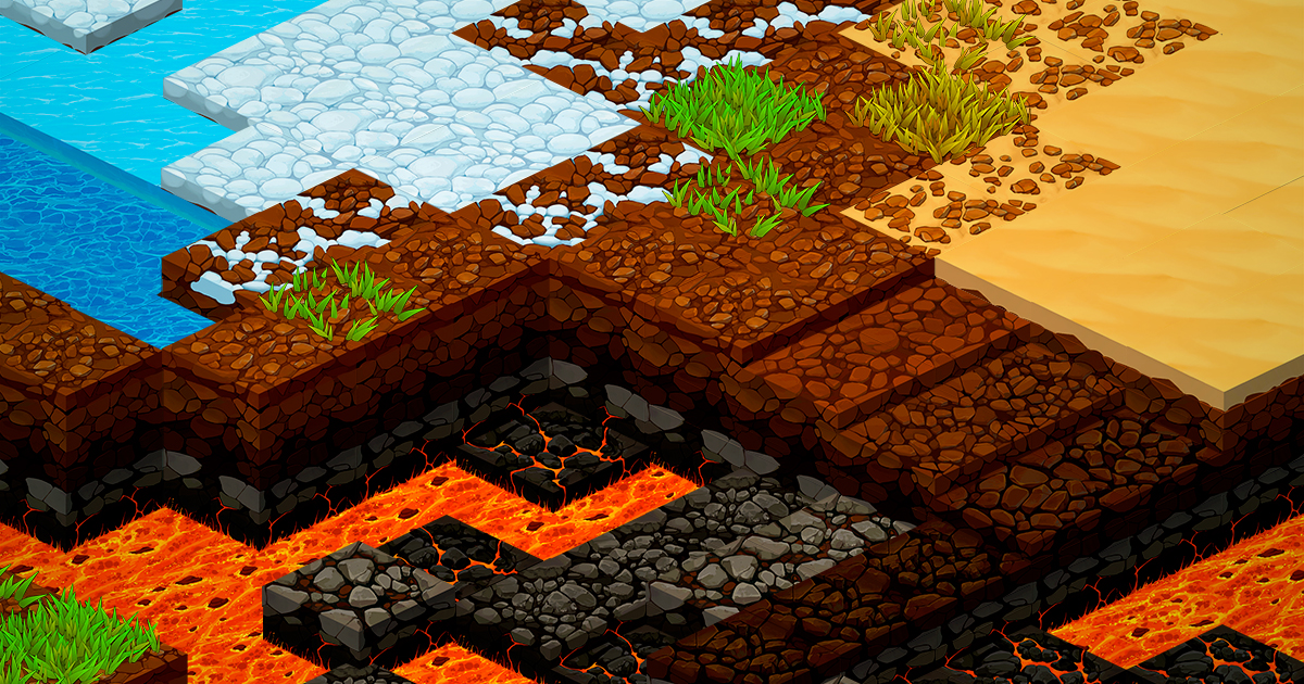 Terraform Isometric Tiles +bonus explosion animation | 2D Tiles | Unity ...