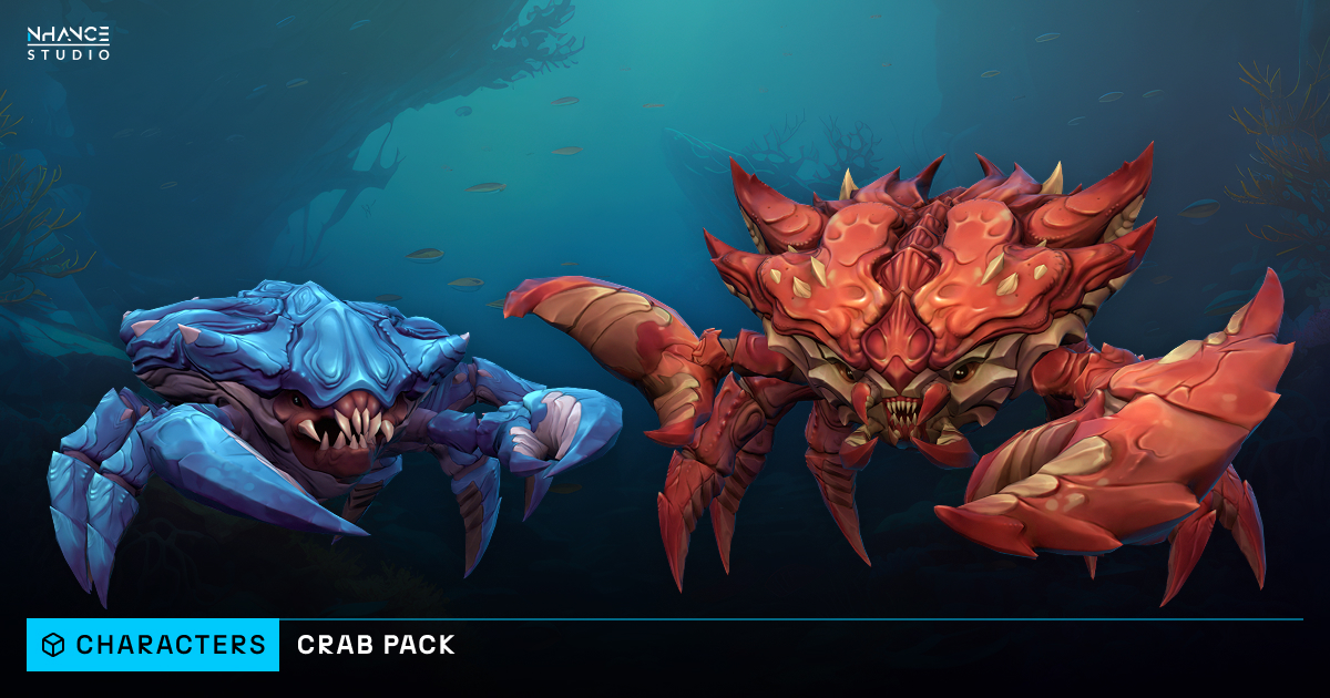 Stylized Crab Pack | 3D Animals | Unity Asset Store