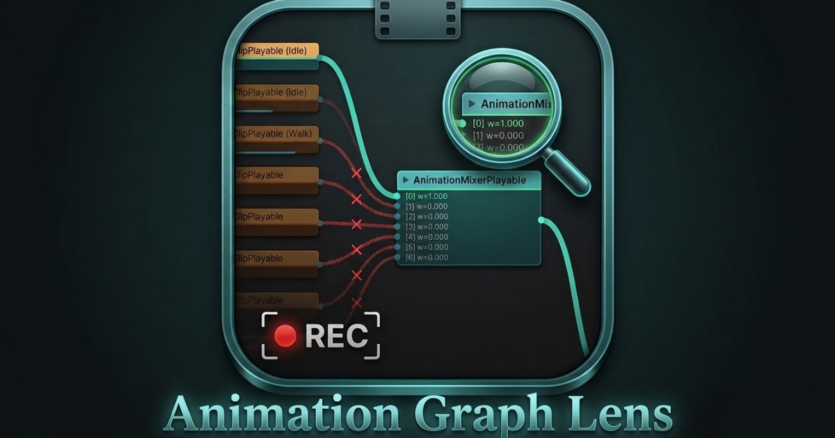 AnimationGraphLens | Animation Tools | Unity Asset Store