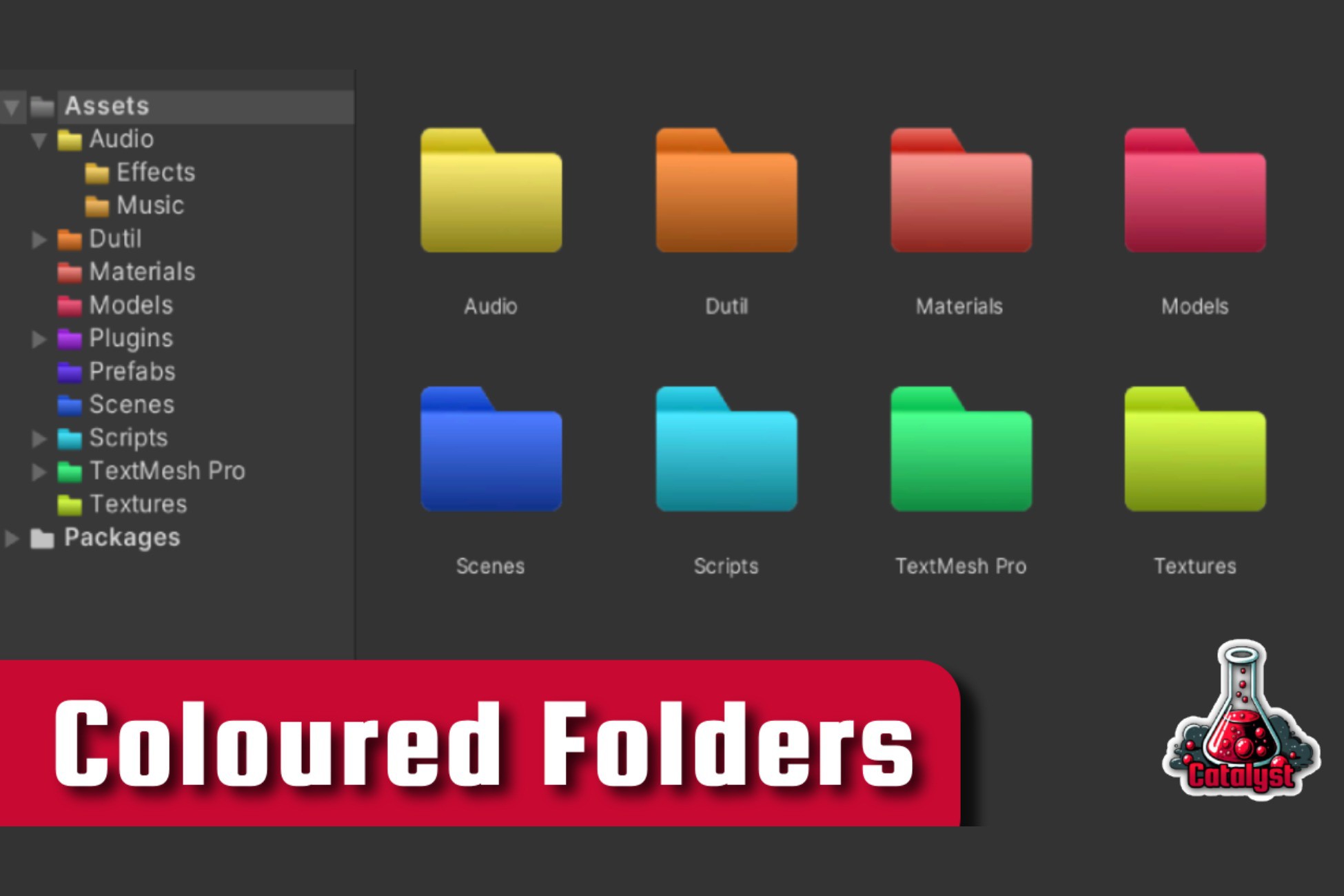 Unityassets Folder Coloured Folders | GUI Tools | Unity Asset Store