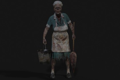 Hospital Janitor — Zombie Hospital Collection