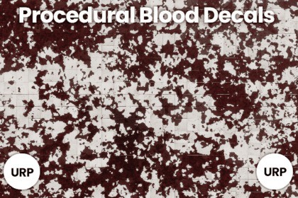 Procedural Blood Decals URP