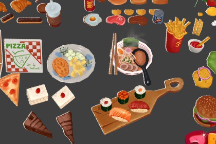 3D Food Asset Pack