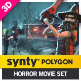 POLYGON - Horror Movie Set - Low Poly 3D Art by Synty
