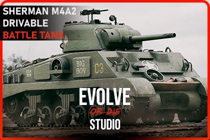 Tank Drivable Sherman M4A2