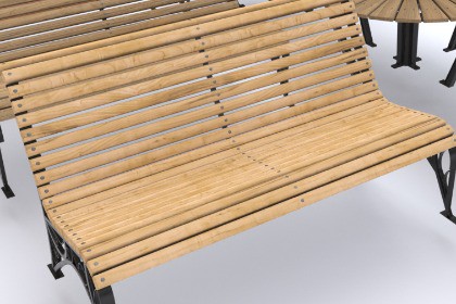 Wood Bench Seat Pack 2