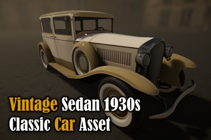 Vintage Phaeton 1930s – Classic Car Asset