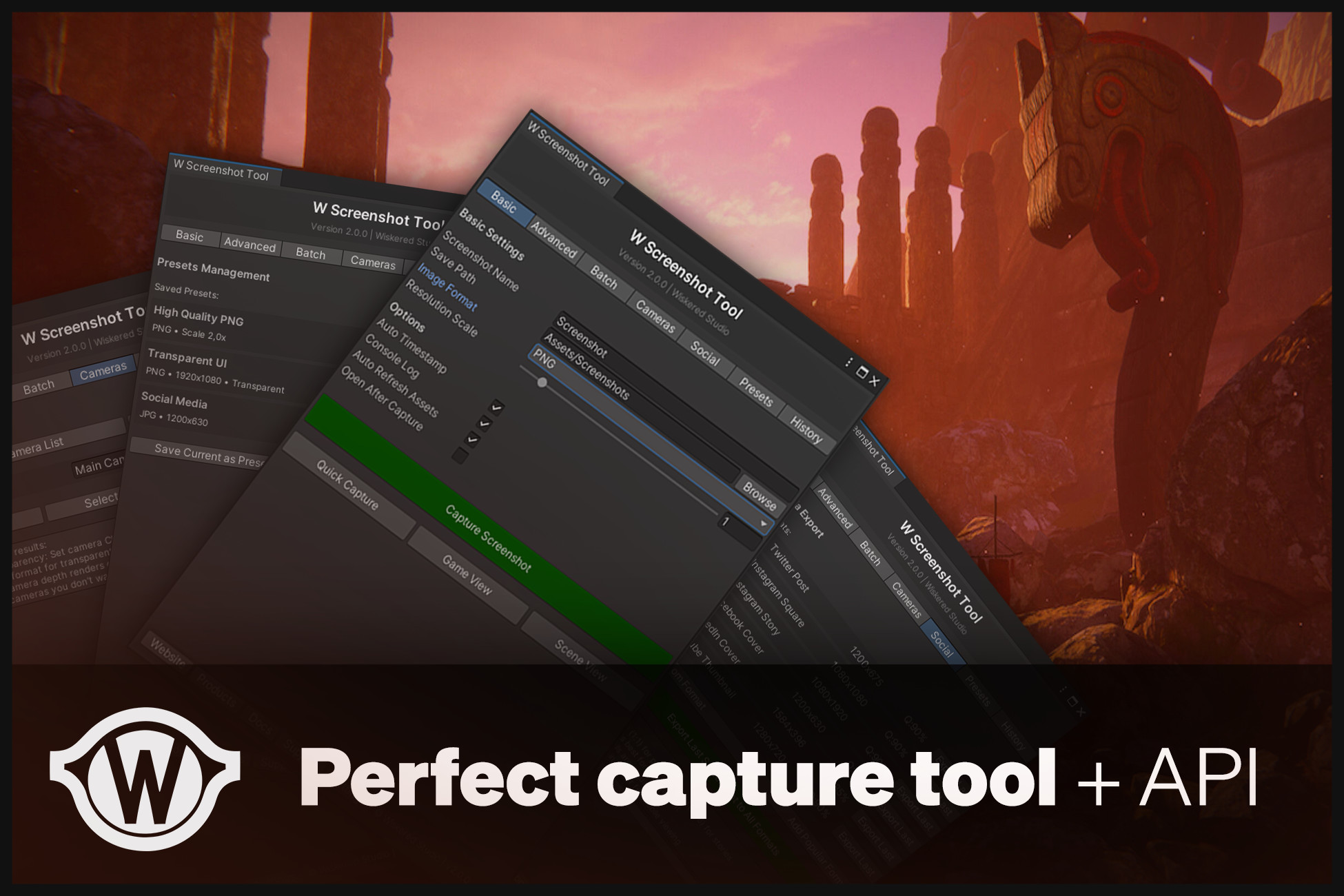 W Screenshot Tool | Utilities Tools | Unity Asset Store