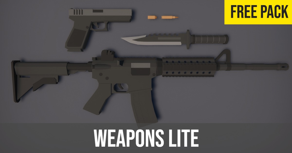Low Poly FPS Weapons Lite | 3D Guns | Unity Asset Store