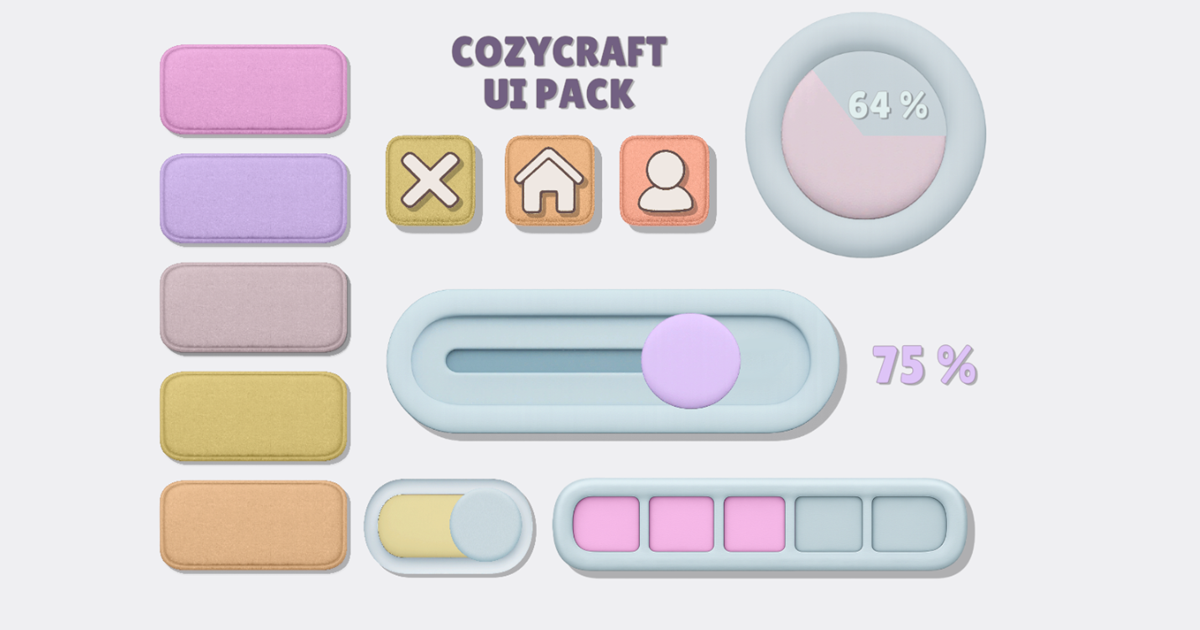 CozyCraft UI Pack | 2D Icons | Unity Asset Store