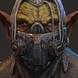 Sci-fi Orc Warrior