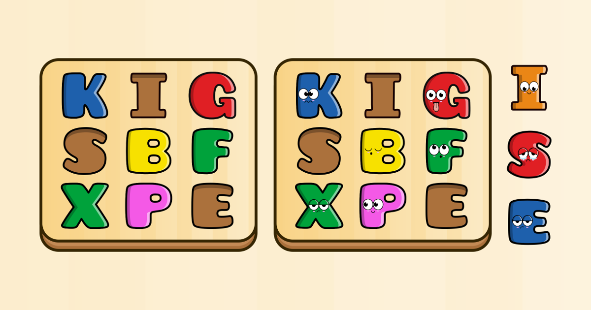 LettersNumbers Board (Assets For Children´s Games) 2D 캐릭터 Unity