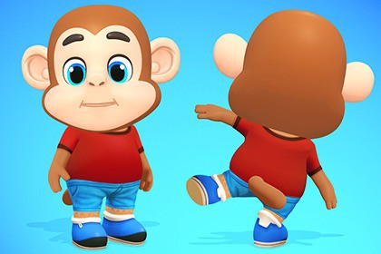 Monkey Chimp Animated