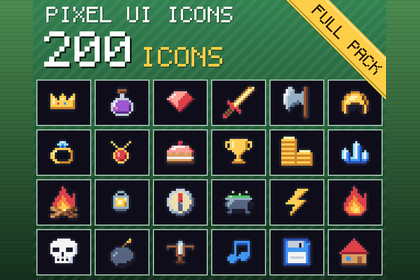 Pixel UI Icons