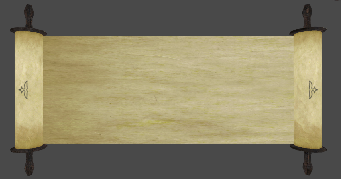 Medieval Scroll GUI Menu | 3D Characters | Unity Asset Store