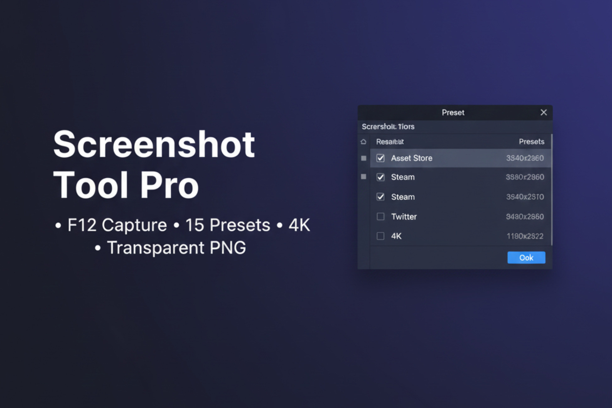 Unity Machine Tool Screenshot Tool Pro | ユーティリティ ツール | Unity Asset Store